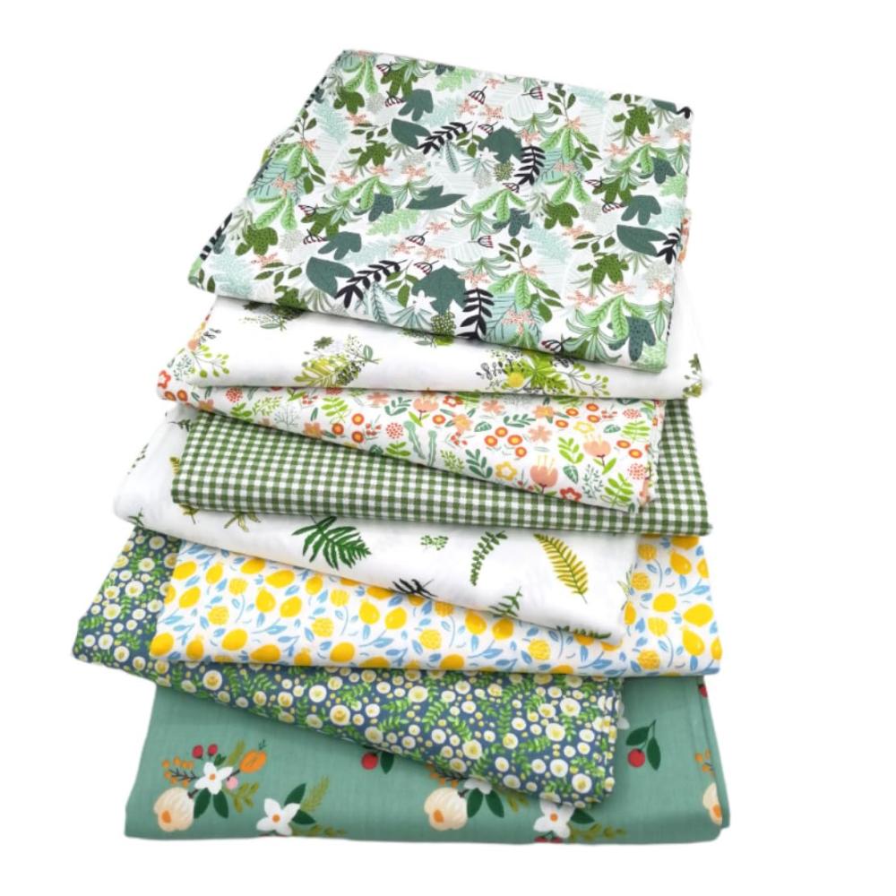 Baumwollstoffe Set 8 Stück 25x25cm für Näharbeiten Patchwork Quilten & DIY Basteln – Hochwertige Textilien für Kreative