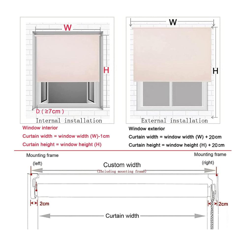 Premium Seitenzug- & Springrollos für Balkon & Terrasse | Transparentes PVC-Kunststoff-Rollo mit Regenschutz | Wärmeisolierend Staubdicht | Inkl. Zubehör | Maße 180x240cm