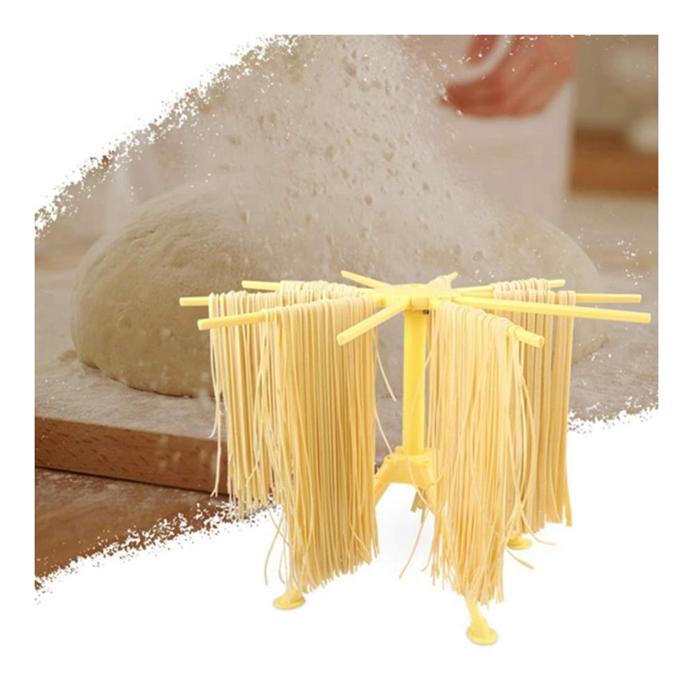 Entdecken Sie die Innovation Faltbarer Kunststoff-Nudeltrockner | Platzsparender Spaghetti-Aufhänger mit 10 Griffen | Robuster zusammenklappbarer Trockner für perfekte Pasta