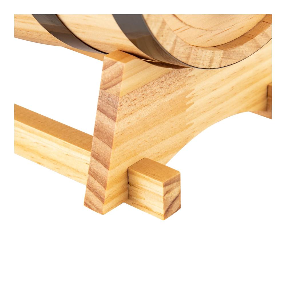 Entdecken Sie das Ultimative Cocktail-Sets 3L Weinfass & 0.8 Gal Holz Whiskey Fass mit Ständer Spund und Zapfhahn. Perfekte Cocktail Maker Maschine für die Reifung von Whiskey Cocktails Tequila Bier und Wein. Ideale Geschenke für Papa