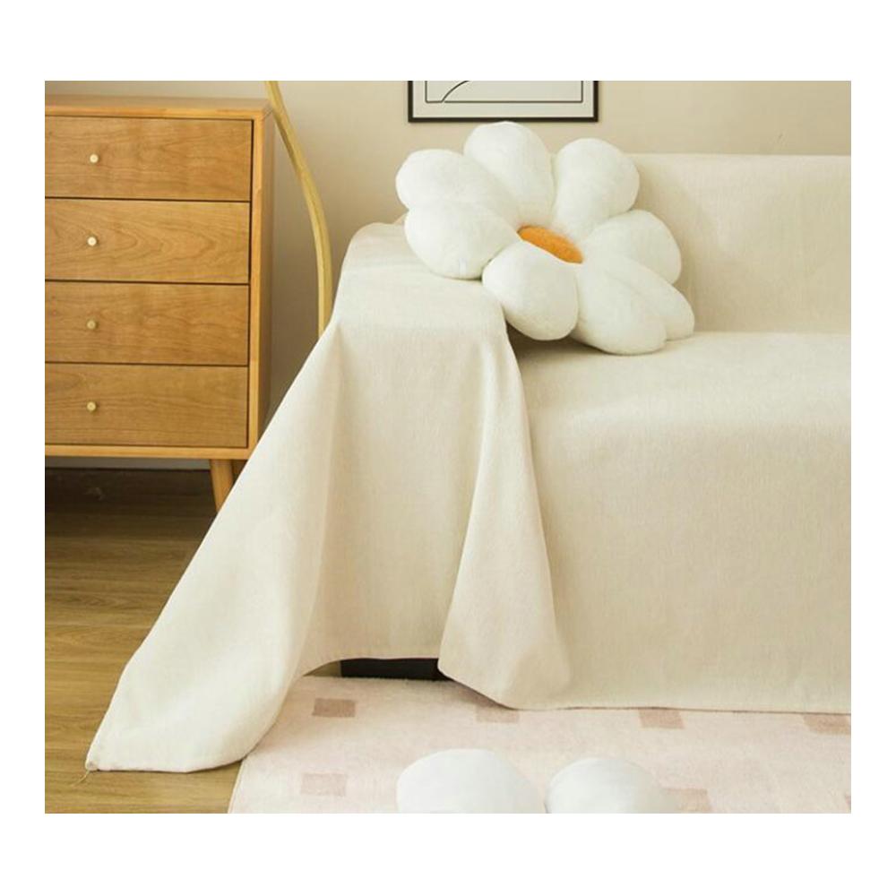 Entdecken Sie Luxus und Schutz Hochwertige Sofaüberwürfe - Beige Chenille 1-Sitzer Sofa Bezug - Einfarbig und Stilvoll für Ihr Zuhause - Sofabezug Decken für Eleganz und Komfort. Schützen Sie Ihr Sofa mit Stil