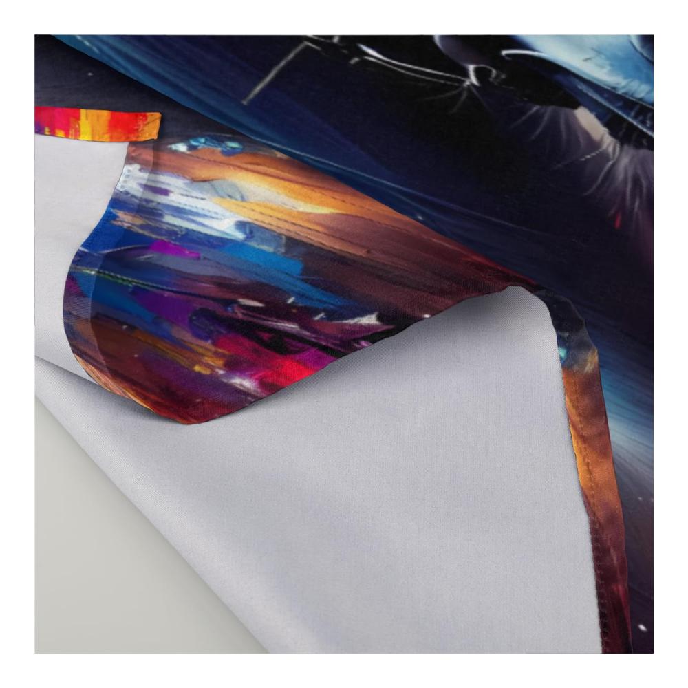 Hochwertige Stoffservietten mit Ölgemälde Pferdemotiv - Waschbar und Wiederverwendbar - Perfekt für Zuhause Hochzeit Party und Urlaub Dekoration - Gesäumte Kanten - 50 Stück - 508 x 508 cm