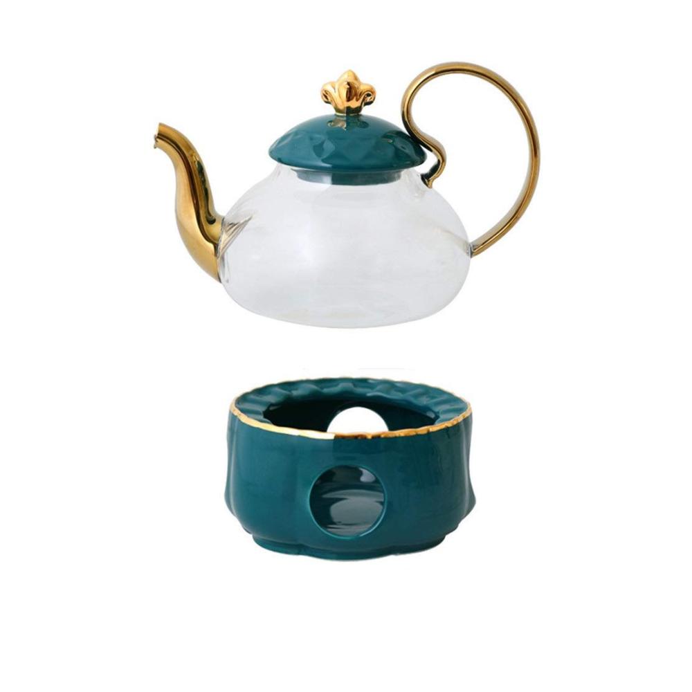 Kaffeegenuss deluxe 14-teiliges Set nordischer Goldstil Kaffee- & Teegläser inkl. Keramik-Teetassen. Perfekt für gemütliche Momente
