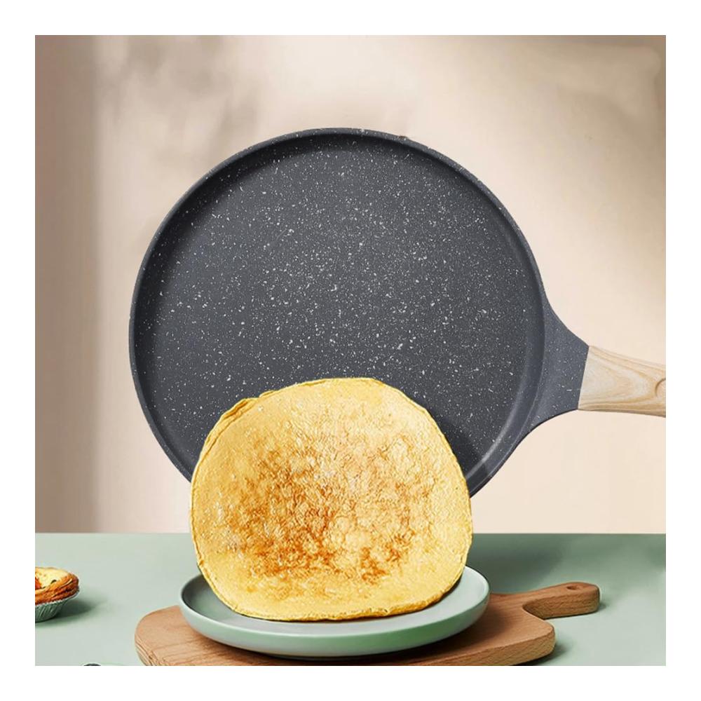 Entdecken Sie die Vielseitigkeit Crepe-Pfannen Finger Pie Pfannkuchenpfanne | Tortillas & Omelettes | Antihaftbeschichtung | Pfannkuchenmaschine + Rezepte inklusive