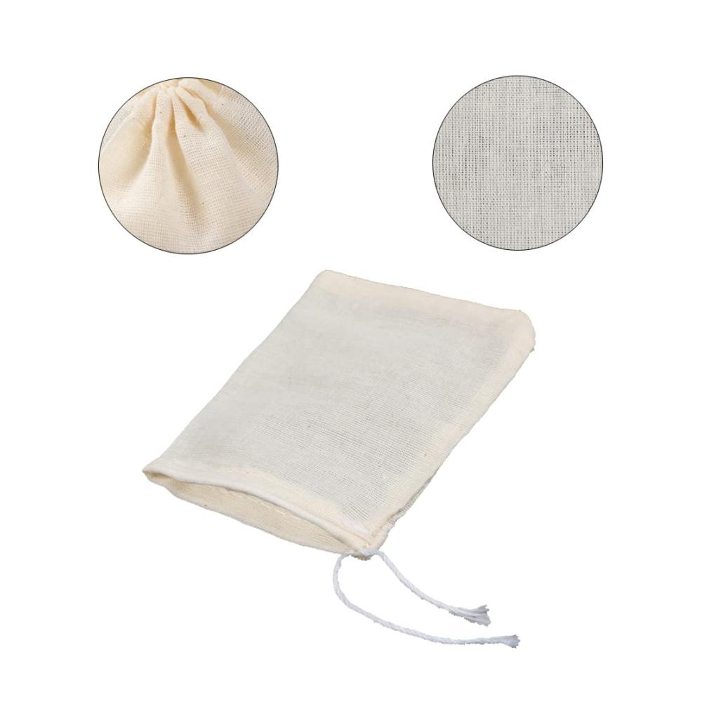 50 Stk. Baumwollbeutel mit Kordelzug | Vielseitige Verpackungen aus Baumwolle | Zuziehbeutel für Geschenke Schmuck und mehr | Nachhaltige Geschenkverpackung | Csirnto Baumwollsäckchen