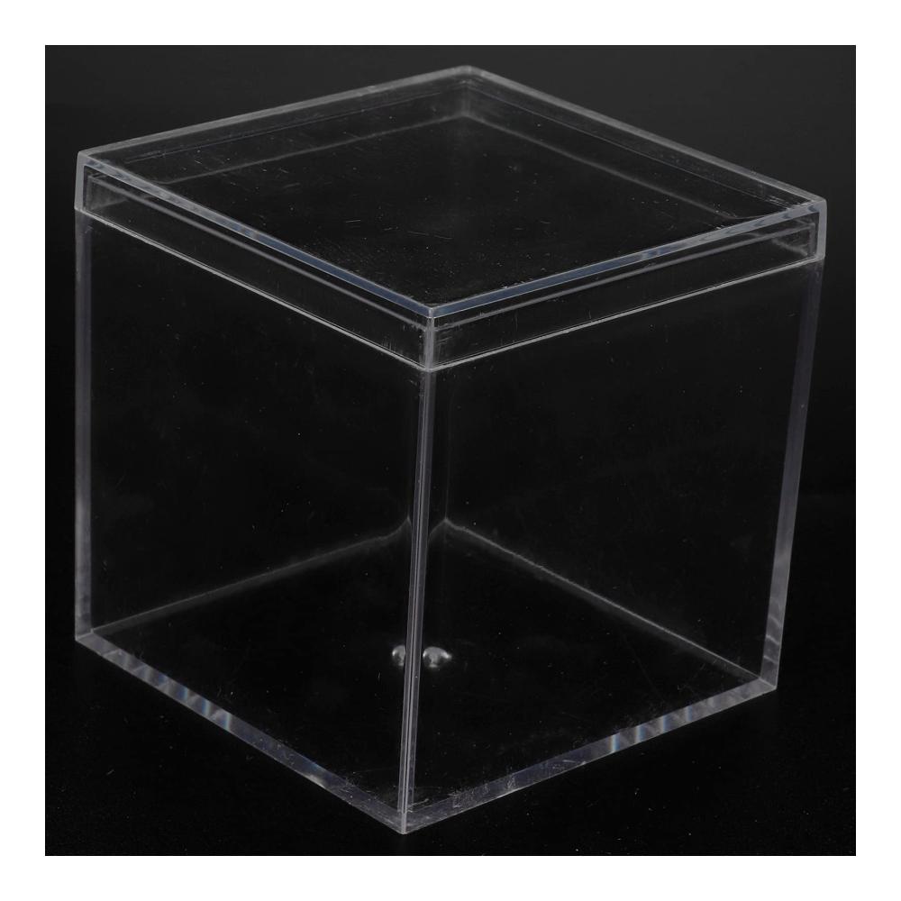 6er-Pack Transparente Acrylboxen Praktische Aufbewahrungslösung für Süßigkeiten Party- und Gastgeschenke. Dekorative Wohnaccessoires & Deko-Kisten mit separaten Deckeln