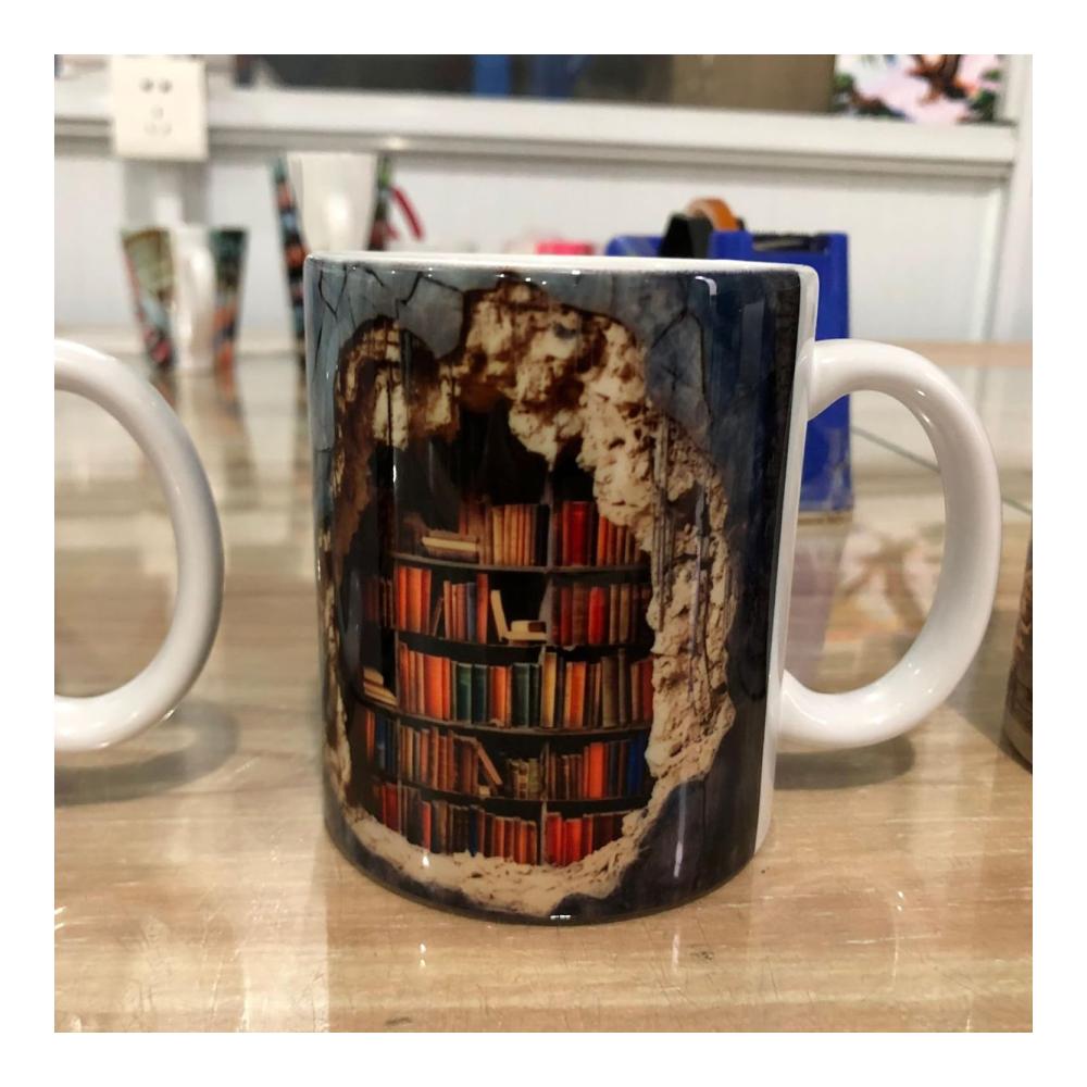 Entdecken Sie die Perfektion Teekannen für eine Tasse – Einzigartiges 3D-Bücherregal-Design für den Bücherliebhaber-Genuss und kreatives Raumambiente. Ideal für stilvolles Teetrinken