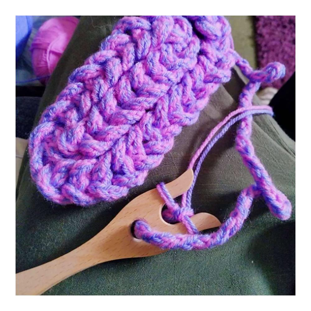 Entdecken Sie das YWNYT 8-teilige Schmuckherstellungs-Set Holzgabeln für Armbänder Halsketten und mehr! Tragbare Strickgabeln für DIY-Webprojekte Basteln und Schnurherstellung