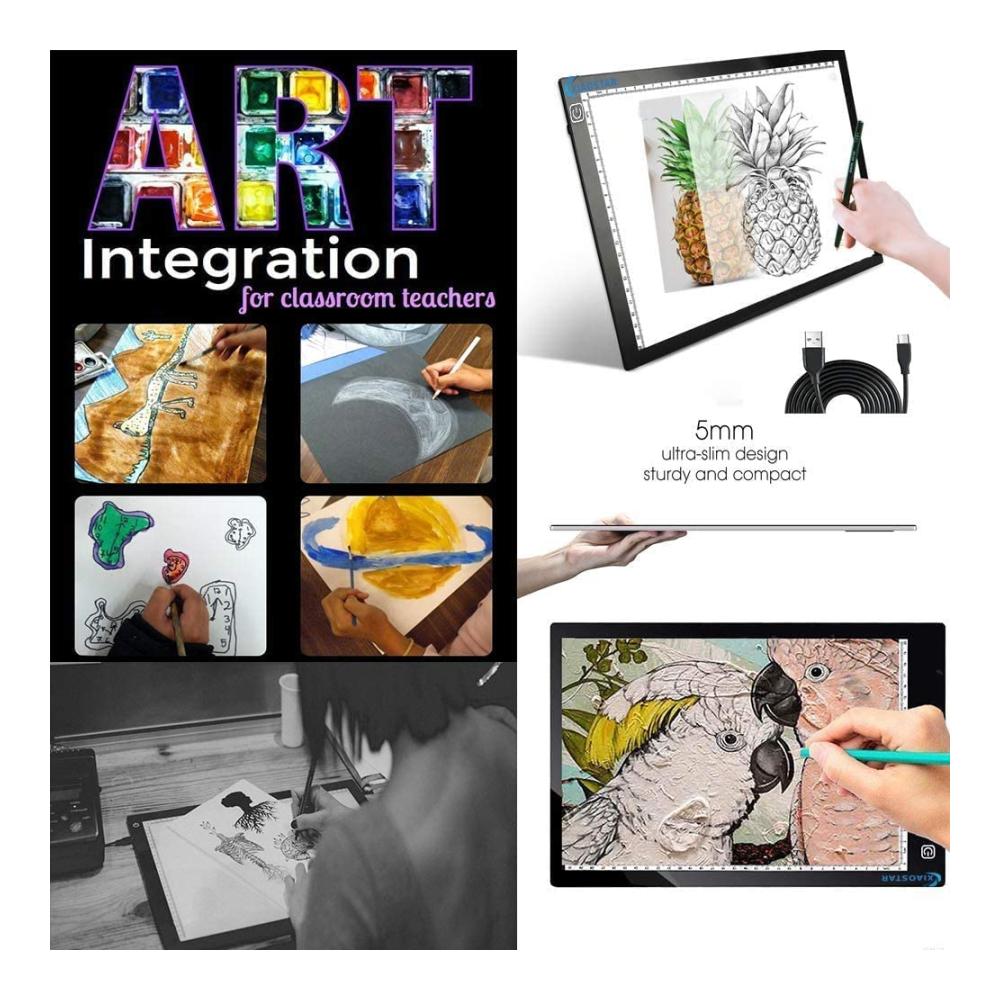 Leuchtkasten A3 für kreative Köpfe Einstellbare Leuchtplatte für perfektes Zeichnen und Diamond Painting – Innovativer leuchttisch mit Typ-C Schnittstelle ideal für Kinder und Künstler – Inklusive stilvoller Geschenkbox