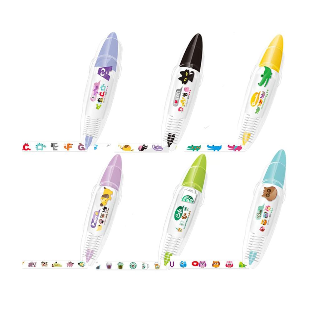 Entdecken Sie die Vielfalt mit unseren hochwertigen Klebebändern – 6er Set Lace Deko Tape Pens für DIY-Projekte kreative Cartoon- und Kawaii-Muster perfekt für Scrapbooking Tagebuchdekoration und Schulbedarf. Bringen Sie mit unseren neuartigen Stickern Frische in Ihre Bastelarbeiten
