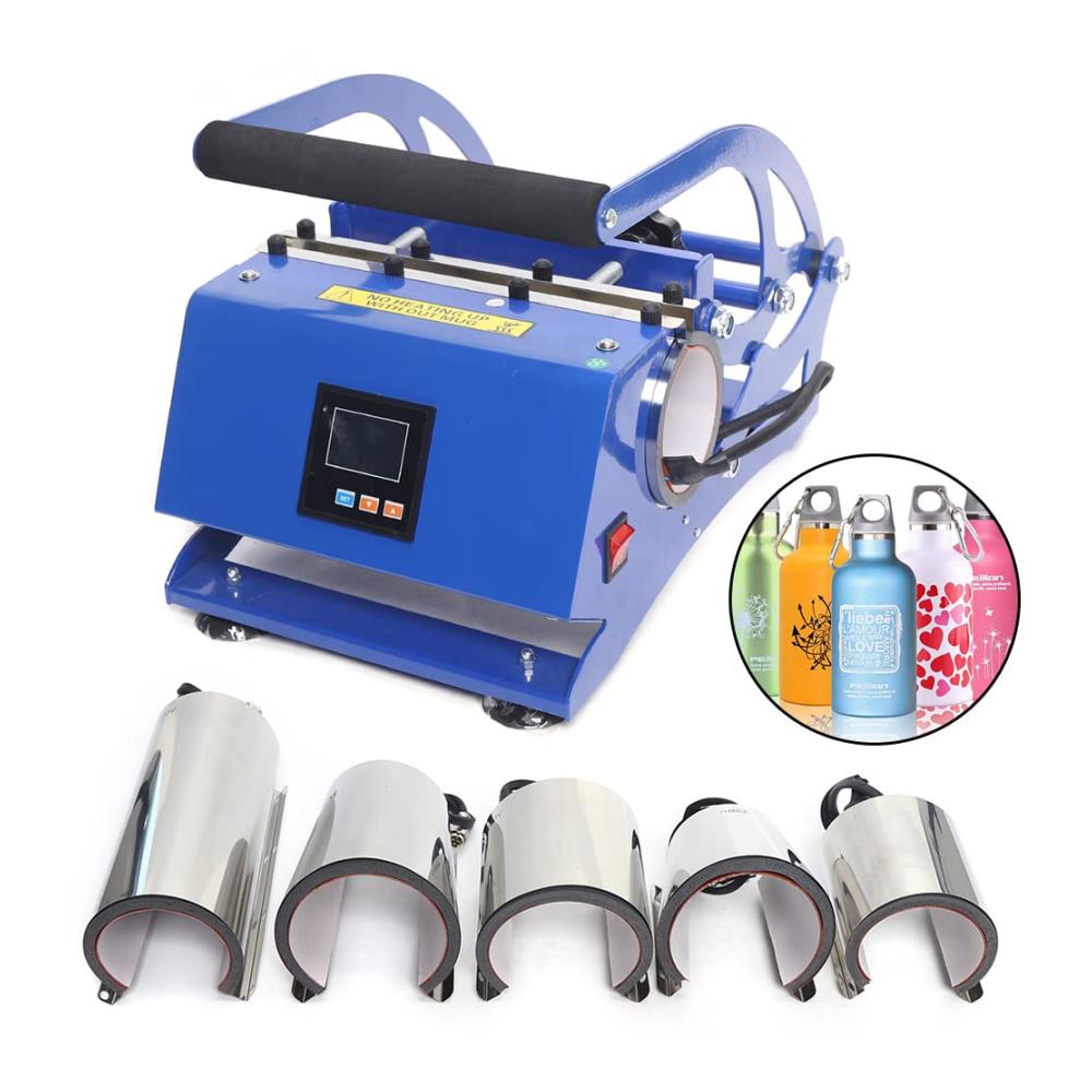 6-in-1 Becher Wärmepresse Übertragungsmaschine - Multifunktionale Sublimation für Kaffee & Tee Tassen | Professionelle Druckübertragung & Personalisierung