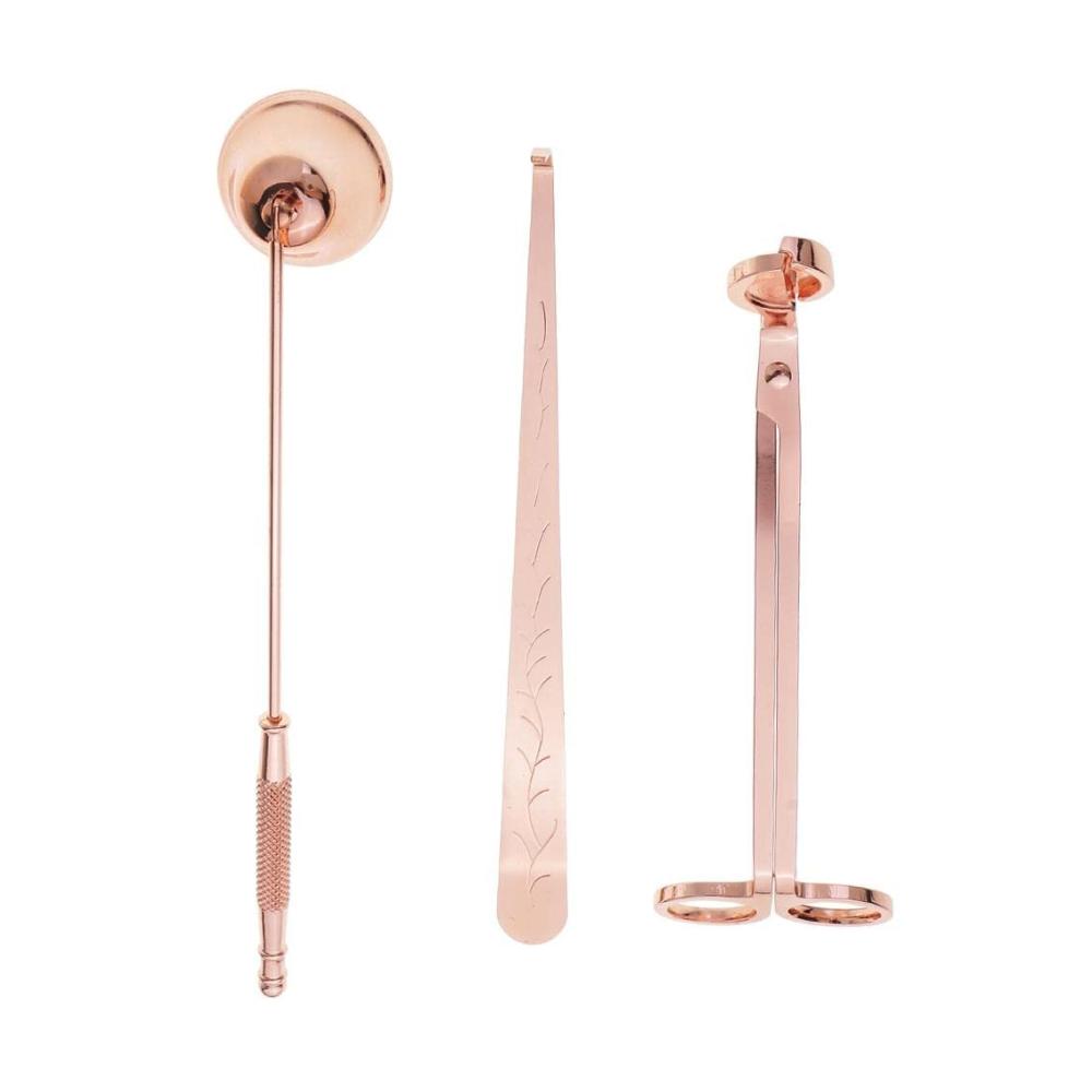 Premium Kerzenlöscher Set – Sicherheit und Stil vereint! Praktisches 3er Set für elegantes Löschen von Kerzenflammen