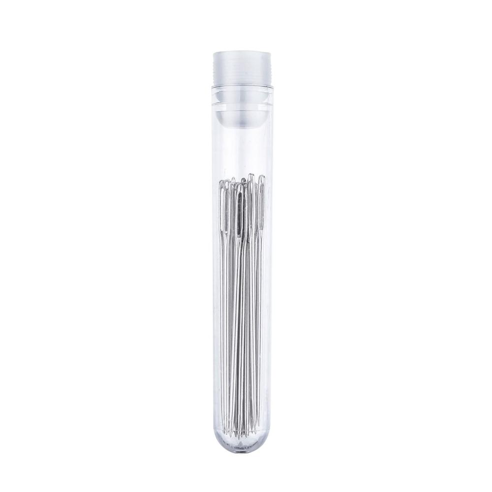 Entdecken Sie die Perfektion des Nähens mit unseren Großaugen-Nähnadeln für Lederprojekte! 20 Stück in transparenter Flasche für einfache Aufbewahrung. Ideal für präzise Handarbeit und kreative Designs. Verpassen Sie nicht die Qualität die Ihre Nähprojekte verdienen