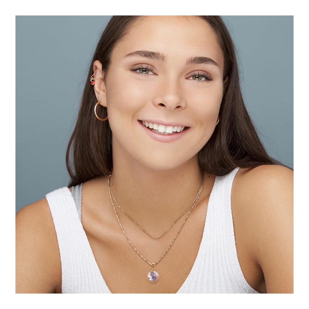 Entdecken Sie Kreativität 30 Edelstahl Rohling Kuppelanhänger im Goldenen DIY Schmuckherstellungs-Set - Flache Runde Formen mit Glatten Rändern und Einfassungsbechern. Inklusive Glas Cabochons und Tabletts für individuelle Foto Anhänger. Perfekt für einzigartigen Schmuck