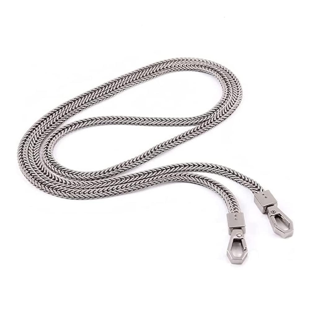 Edle Metalltaschenkette 100cm – Stilvolle Schultergurt-Kette für Damenbrieftaschen Umhängetaschen & Handtaschen – Perfekte Ergänzung für DIY-Taschenprojekte