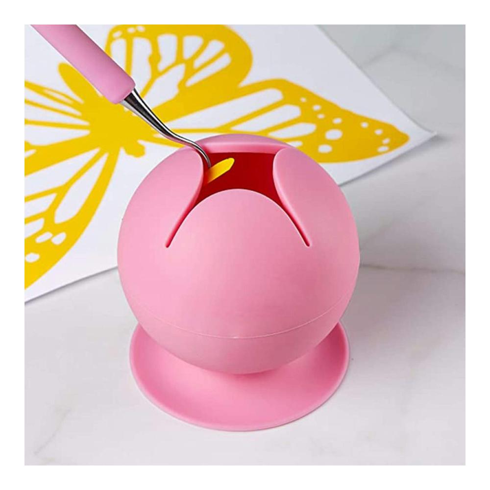 Scrapbooking-Werkzeug Set für Vinyl-Saugschrottsammler Aufbewahrungsboxen für Bastler Schweißer Vinyl - 2er-Pack in Rosa und Blau inklusive