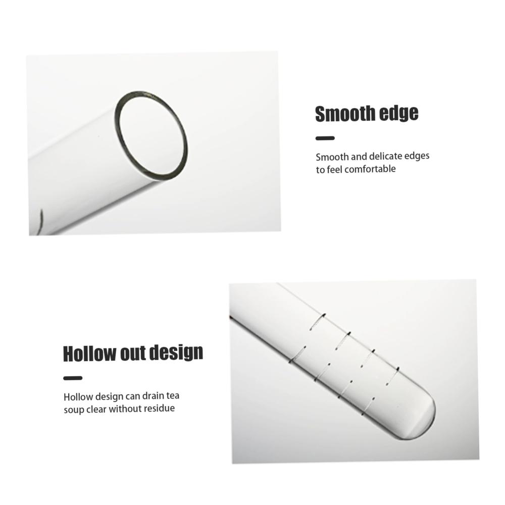 Hochwertiges Glas-Tee-Ei mit Korkgriff | 3-teiliges Teefilter-Set | 152 cm lang | Wiederverwendbarer Tee-Diffusor für losen Tee | Ideales Trinkgeschirr für Tassen und Te