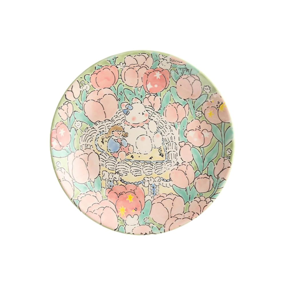Essteller mit Tulpen-kuchen, 20,3 Cm