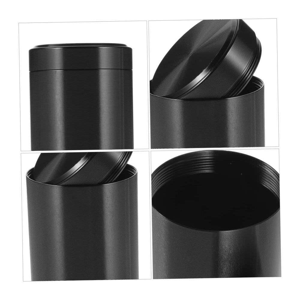 Halten Sie Ihre Köstlichkeiten frisch 2 Mini-Tee- und Kaffeedosen aus hochwertiger Titanlegierung für unterwegs und zu Hause. Perfekt für Bauernkeks und Süßigkeiten