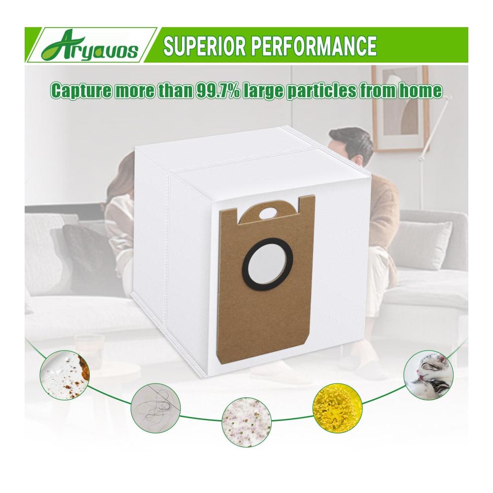 10er Pack Ersatzbeutel für Proscenic M7Pro M7MAX M8 ihome autovac nova Uoni V980 Plus Kyvol Cybovac S31 Honiture Q6 Staubsauger - Hochwertige Ersatzteile für eine lang anhaltende Leistung. Halten Sie Ihren Staubsauger effizient mit diesen erstklassigen Beuteln am