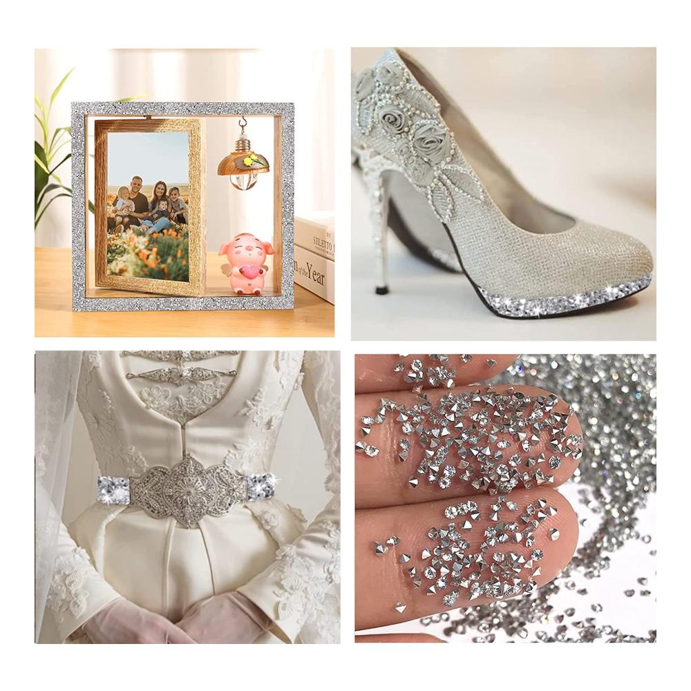 Entfalte kreativen Glanz mit unserem selbstklebenden Kristall Strass Diamant Band! 5 Rollen funkeln in 15 mm Breite für DIY Projekte Handwerk und glamouröse Dekorationen. Strahlende Eleganz für Parties Hochzeiten und mehr
