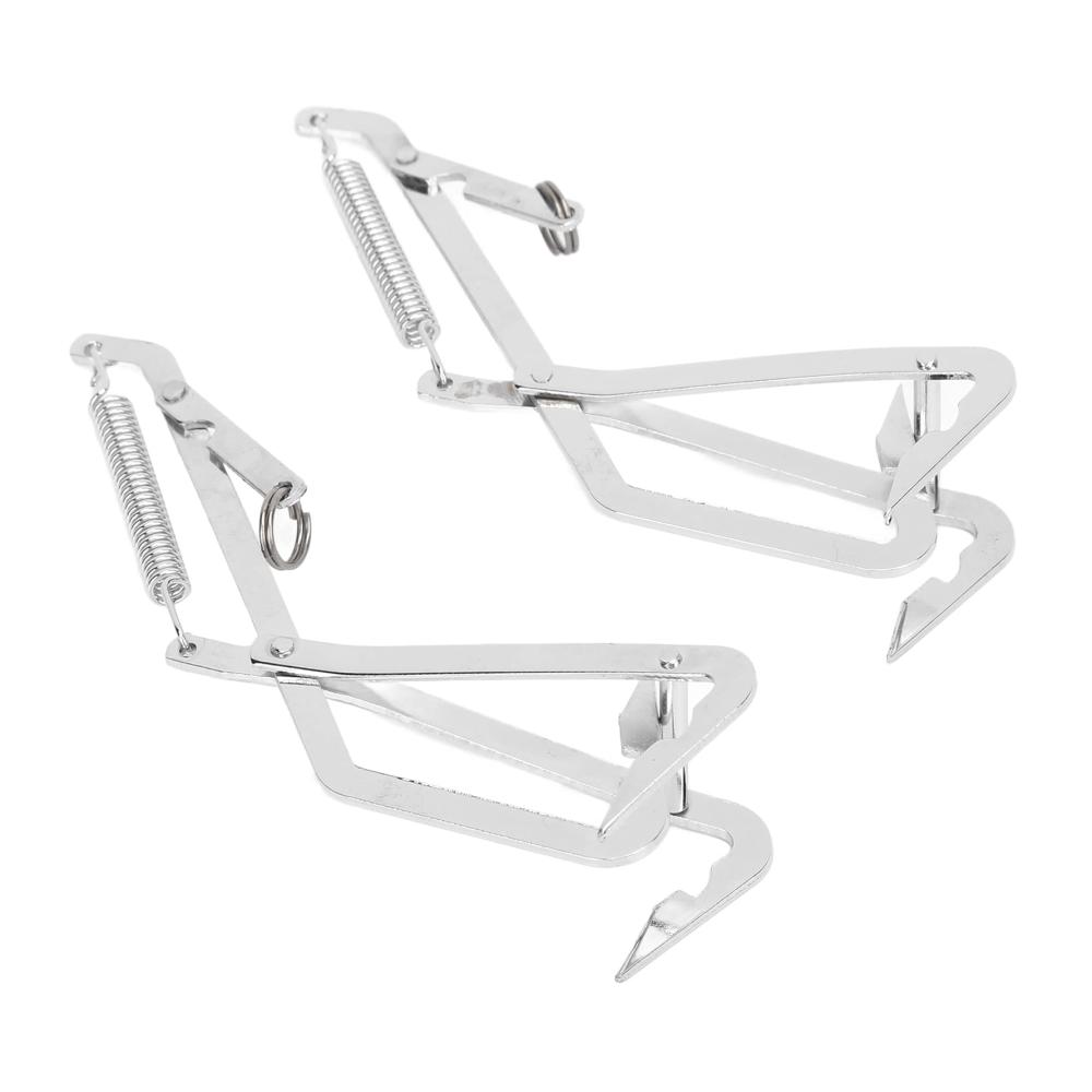 Premium Meeresfrüchtebesteck-Set 2 Edelstahl-Greifer für müheloses Fangen von Krabben Hechten & Raubtieren - Ideale Begleiter für Outdoor-Angeln und kulinar