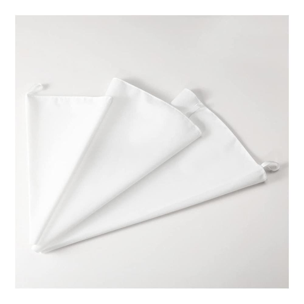 Wiederverwendbare Spritzbeutel Set - 3 Profi Konditorei Ärmel (40/35/30 cm) - Hochwertige Gebäck Spritztüten für präzises Backen - Backzubehör für Kuchen Cupcakes