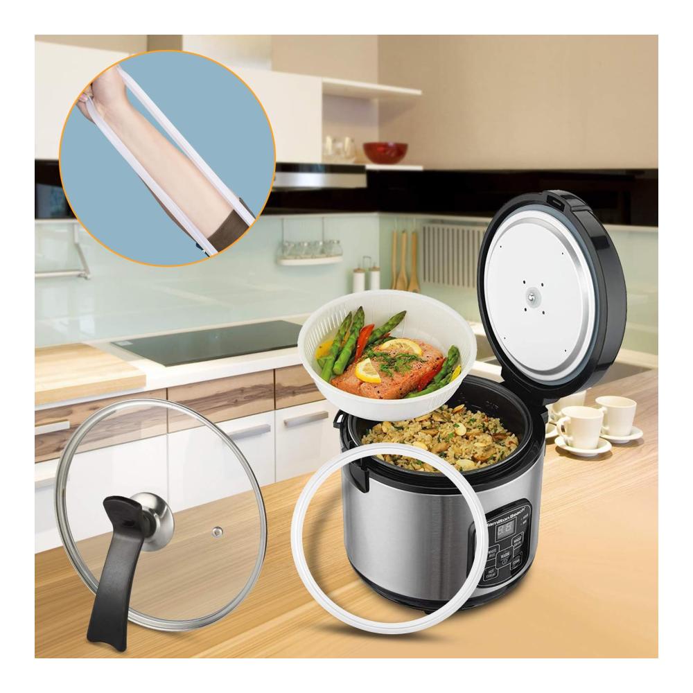 Premium Silikon Dichtungsringe Set für Schnellkochtöpfe - 3-teiliges Zubehör mit 22cm Innendurchmesser - Passend für 3L 4.5L 6.5L 8.5L Druckkochtöpfe - Hochwertige Kochzubehör