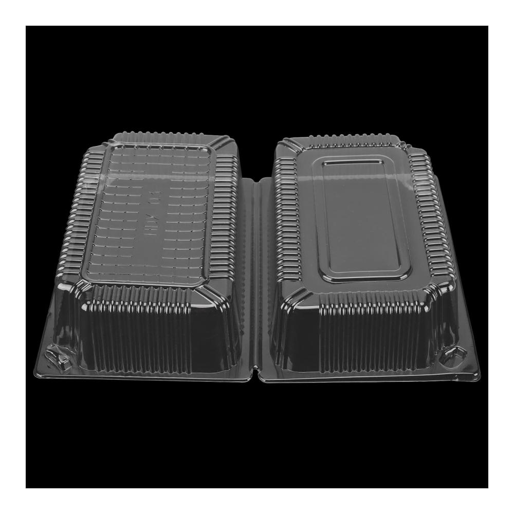 Aufbewahrung leicht gemacht Transparente Kuchenbehälter 18 cm für Kuchenportionen & Cupcakes – Quadratische Dessertboxen mit Deckel für frische Leckereien – Ideal für Salat und mehr
