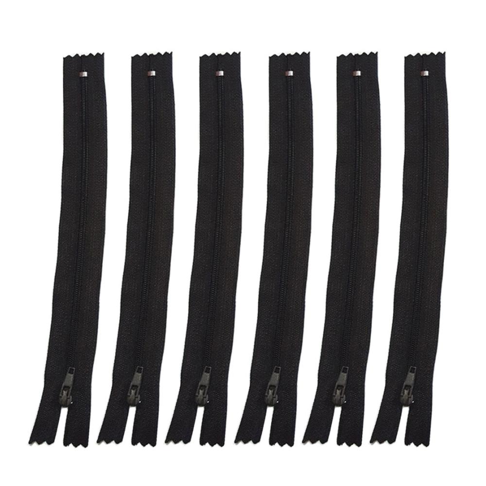 50 Stück 178 cm Nylon-Spiralreißverschlüsse – Unsichtbare Reißverschlüsse für Näharbeiten – Hochwertiges Kleidungszubehör in Schwarz – Ideal für Schneidernäher und Bastelbedarf – Großpackung