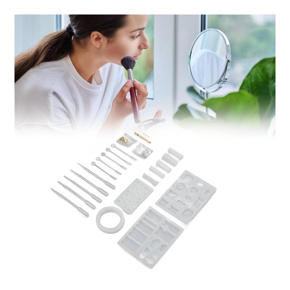 Premium Gießöfen Set für DIY-Schmuckherstellung | Glattere Oberfläche & Wiederverwendbare Silikonformen | Ideal für Kunstschmuck-Anhänger | Leicht zu handhaben & langlebig
