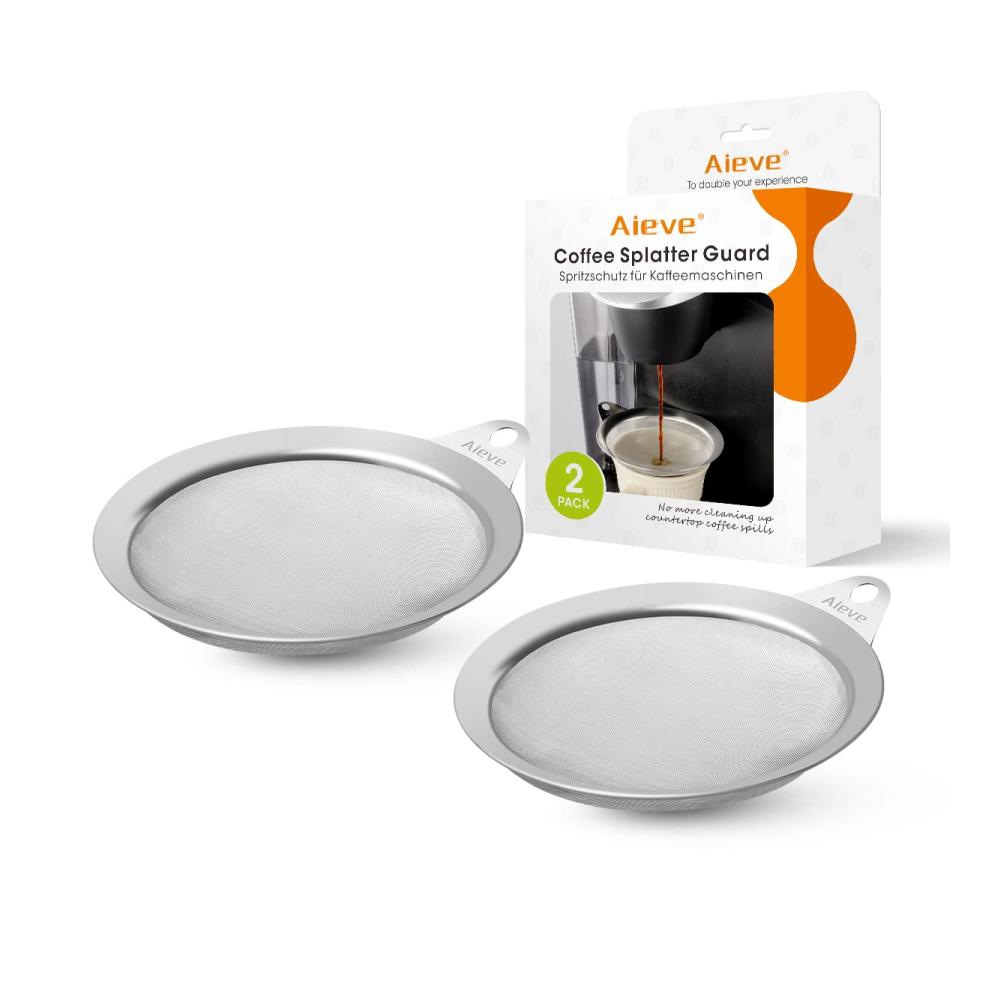 Entdecken Sie den perfekten Kaffeegenuss AIEVE Spritzschutz für Kaffeevollautomaten – 2er Set kompatibel mit Philips 2200 Serie DeLonghi Magnifica und mehr. Verabschieden Sie sich von lästigen Kaffeespritz