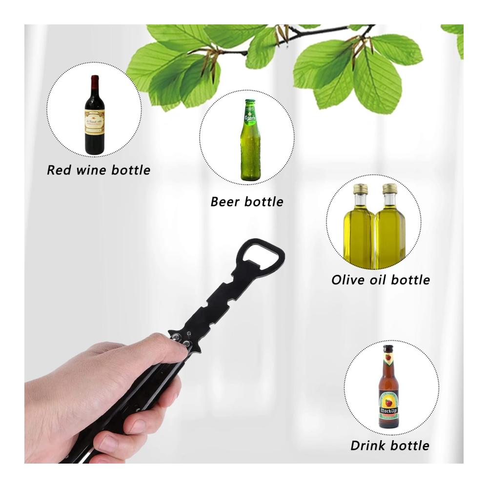 Entfalte den Spaß 2er Set Edelstahl Schmetterling Flaschenöffner - Multifunktionaler Hingucker für Bier und Soda - Perfekt für Bars und Partys