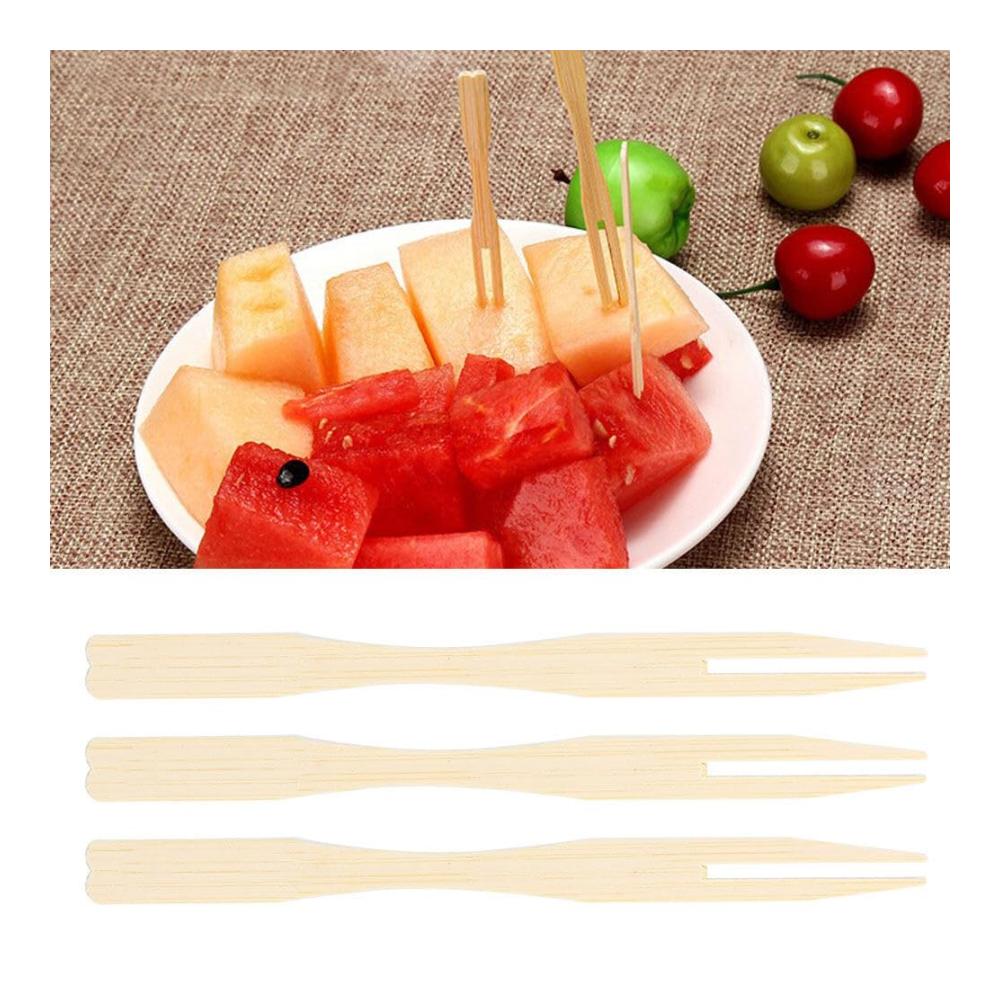 Natürliche Eleganz für Ihre Feiern! 1000er Set Bambusgabeln – Einweg Besteck für Desserts Kuchen & Cocktails. Umweltfreundlich & stilvoll. Perfekt für Partys &