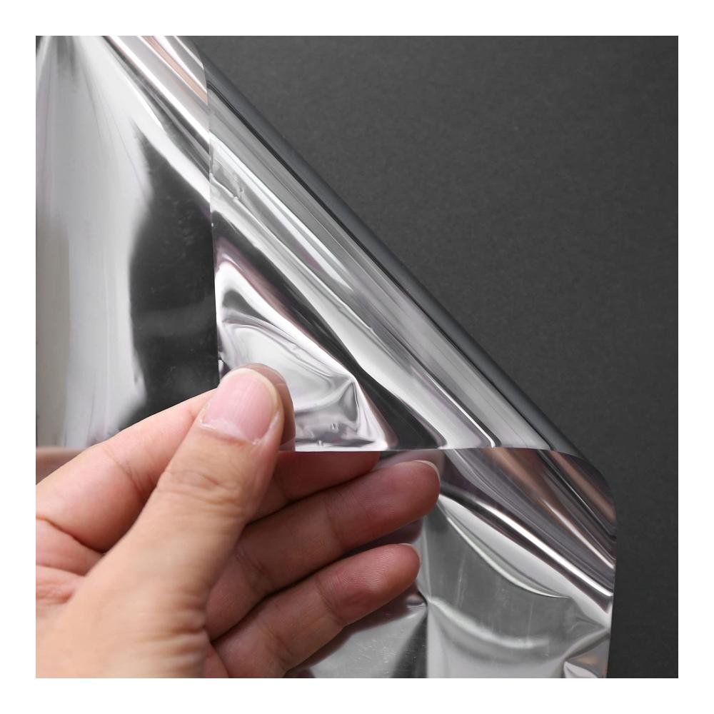 Fensterfolie Hitzebeständige UV-Schutzfolie für Zuhause | Reflektierende Klebefolie 40x200cm | Wärmedämmung & Sichtschutz | Einfach anzubringen & effektiv in der Temper