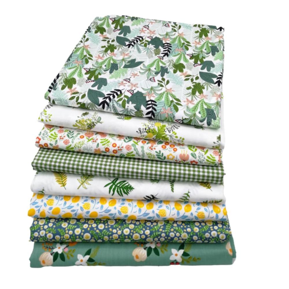 Baumwollstoffe Set 8 Stück 25x25cm für Näharbeiten Patchwork Quilten & DIY Basteln – Hochwertige Textilien für Kreative