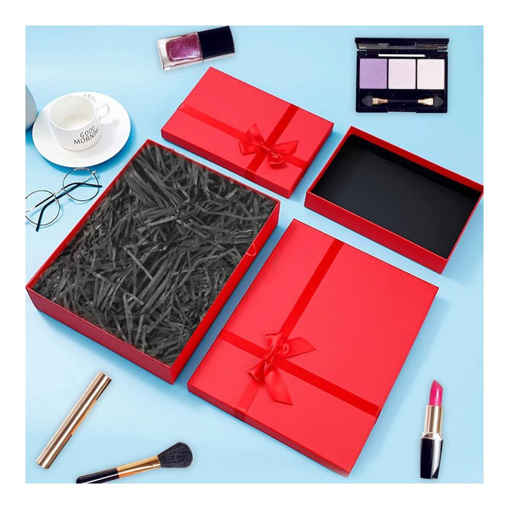 Seidenpapier Schwarz 100g - Perfekte Füllung für Geschenkkörbe Weinverpackungen & Partys - Hochwertiges Füllmaterial für stilvolle Präsentationen