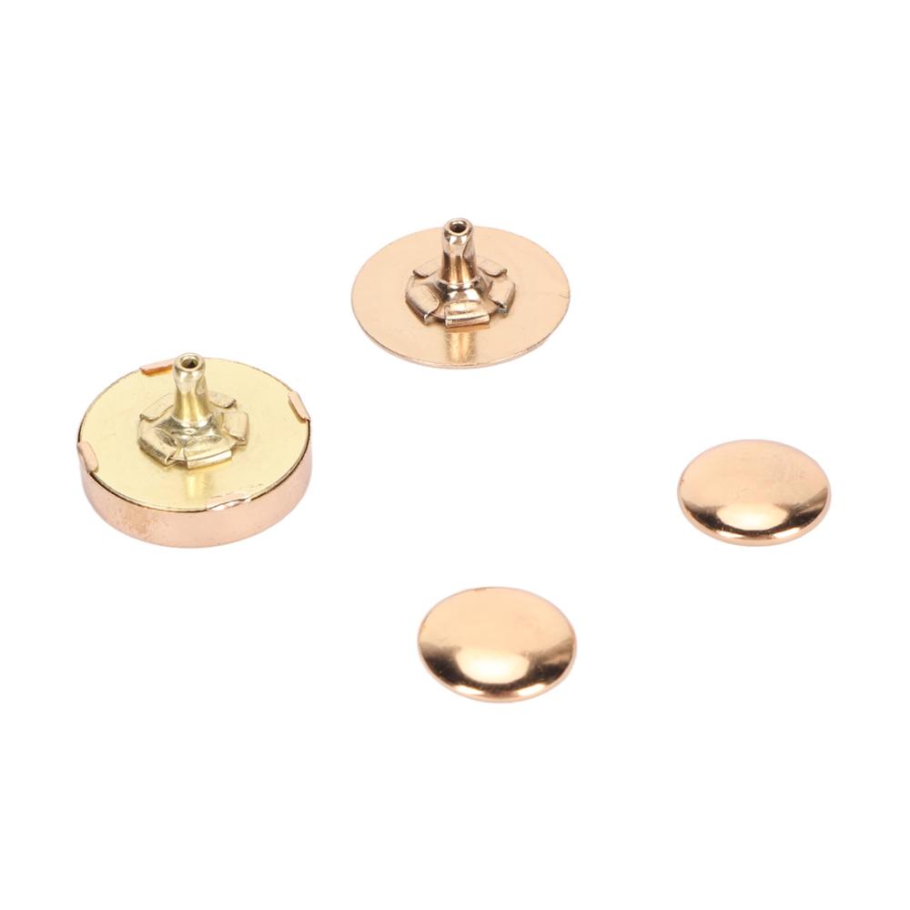 Magnetische Druckknöpfe Set – 50 Stücke in Goldlegierung 18x5mm – Robustes Nähzubehör für DIY-Schuhe und mehr – Einfache Befestigung und langlebige Nutzung