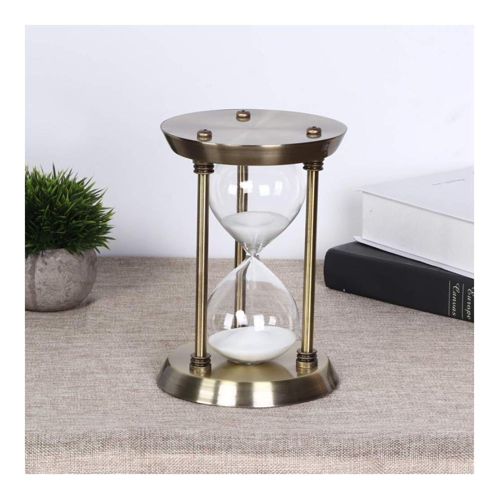 Elegante Sanduhr Eieruhr für Küche & Büro - Zeitmanagement Glas Timer Stilvolles Heimdekor & Schreibtisch Accessoire Ideales Geschenk für Freunde &