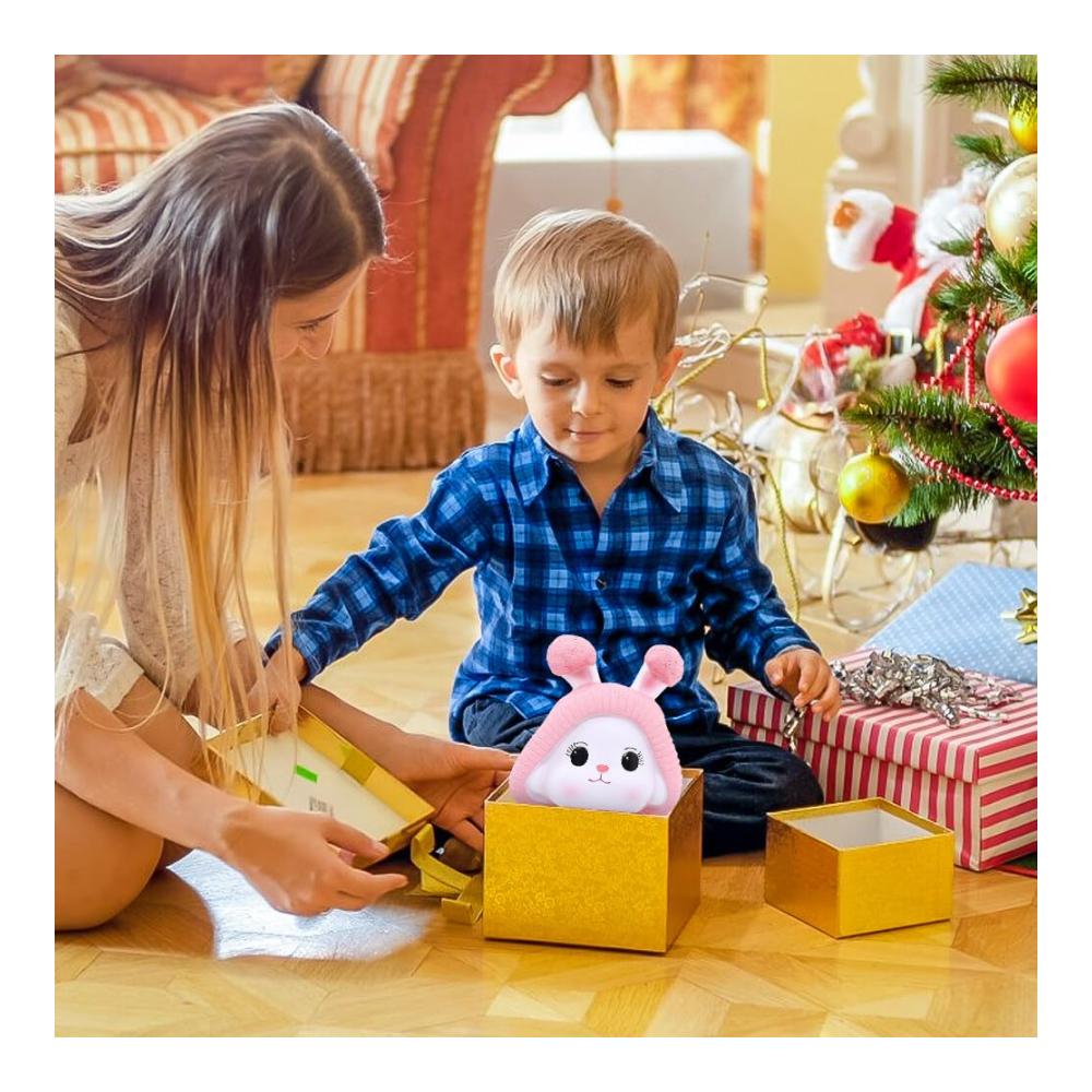 Große Kawaii Hase Spardose für Kinderzimmer Dekoration | Niedliche Sturzfeste Sparbüchse | Plastik Piggy Bank | Geburtstagsgeschenk für Jungen und Mädchen