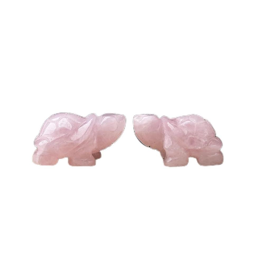 Exquisite Handarbeit Zimmerbrunnenzubehör - Kleine Schildkröten aus natürlichem Kristall für Gesundheit und Dekoration - Handgeschnitzte und polierte Kunstwerke für Ihr Zuhause - Perfektes Souvenir und Sammlerstück von QINTINYIN