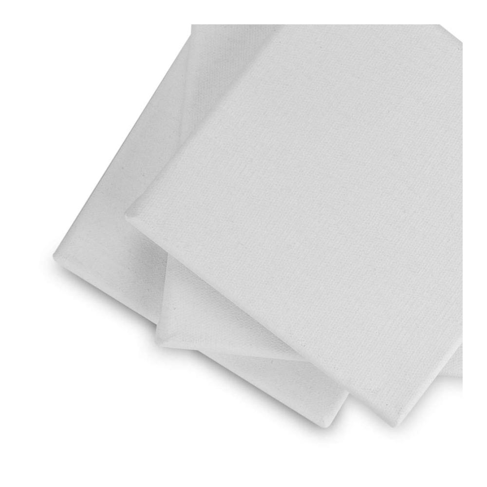 Erwecken Sie Ihre Kreativität mit N/A 6er-Set 15 cm Mini Keilrahmen quadratisch gespannte Kunstleinwand (152 cm) - Perfekt für Acryl-Ölgemälde! Leere Leinwand Rahmen für einzigartige Meister