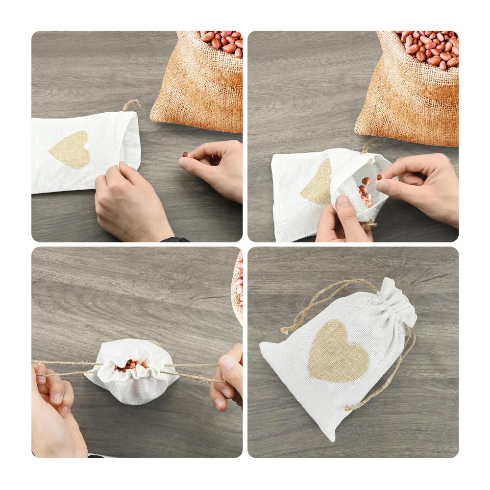 25 Organzasäckchen Set - Stilvolle Verpackungen für Advent Schmuck Snacks & mehr - 20x15cm Stoffbeutel mit Kordelzug - Ideal für Hochzeiten DIY & Partys - Hübsche Verpackungslösung