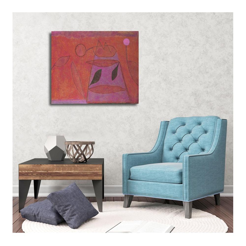 Exquisite Lackierungen Moderne Kunstwerke von Paul Klee | Gerahmte Giclée-Leinwanddrucke für Büro und Wohnkultur | Wandkunst in Innenräumen | 90x108cm