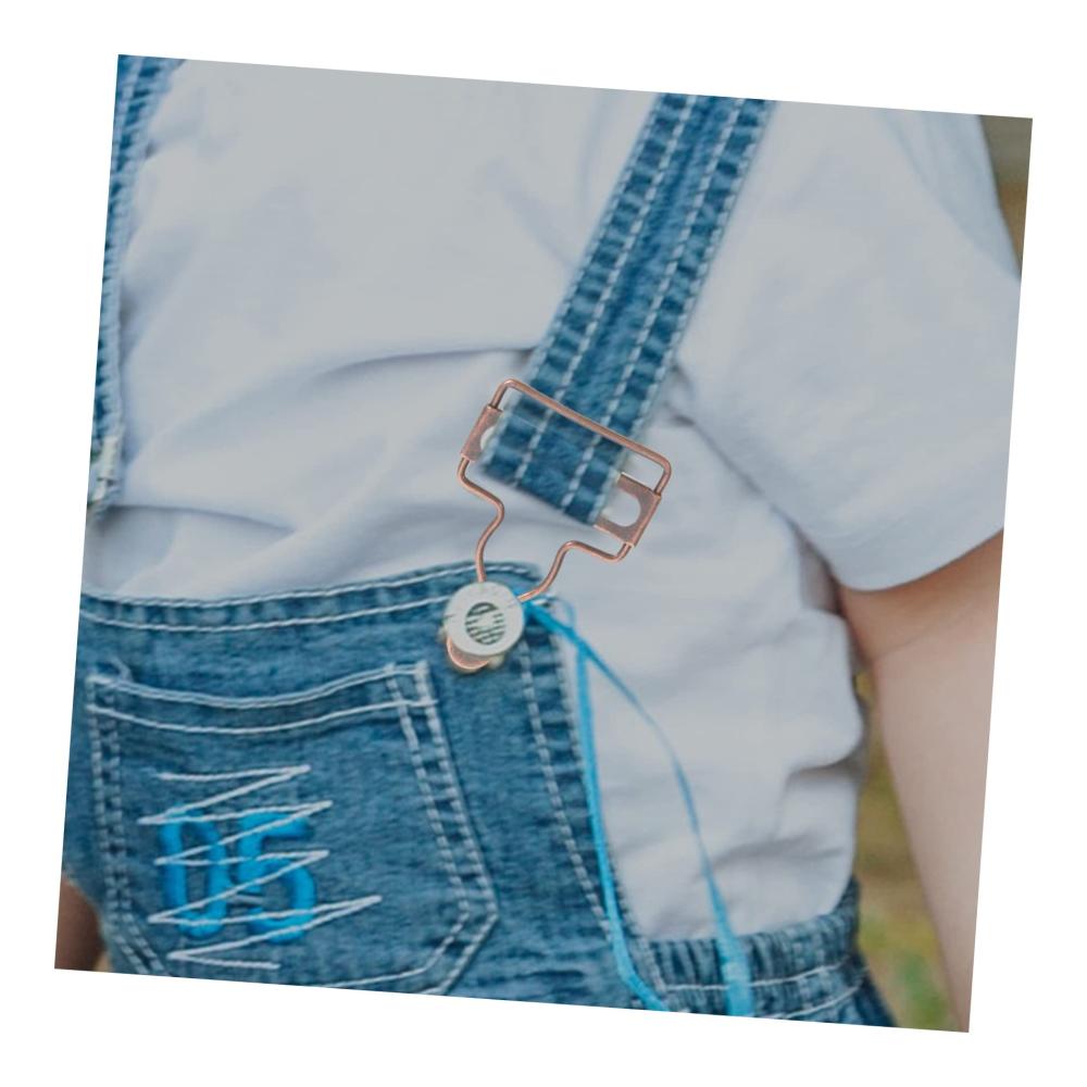 Hochwertige Druckknöpfe 32-teiliges Set Latzschnallen - Perfekte Ergänzung für Latzhosen Handpolitur Vintage-Stil. Einfacher Austausch für Kleidungsstücke. Einzigartige Geschenkidee