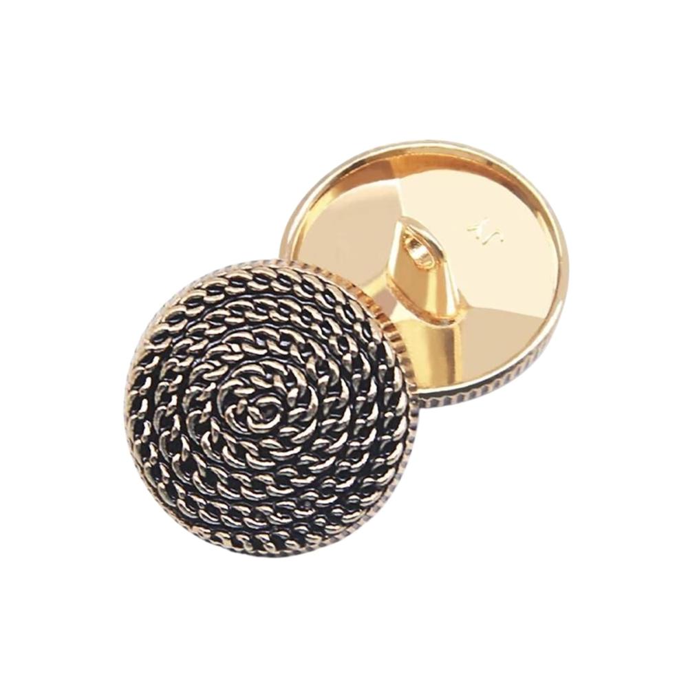 Entdecken Sie den Charme von Retro-Vintage Edle Altgold-Nähknöpfe für stilvolle Damen- und Herrenbekleidung. Perfekt für DIY-Projekte - Einheitsgröße 25mm. Verleihen Sie Ihrem Hemd Mantel und Accessoires einen einzigartigen Touch! Exklusives Design für zeitlose Eleganz