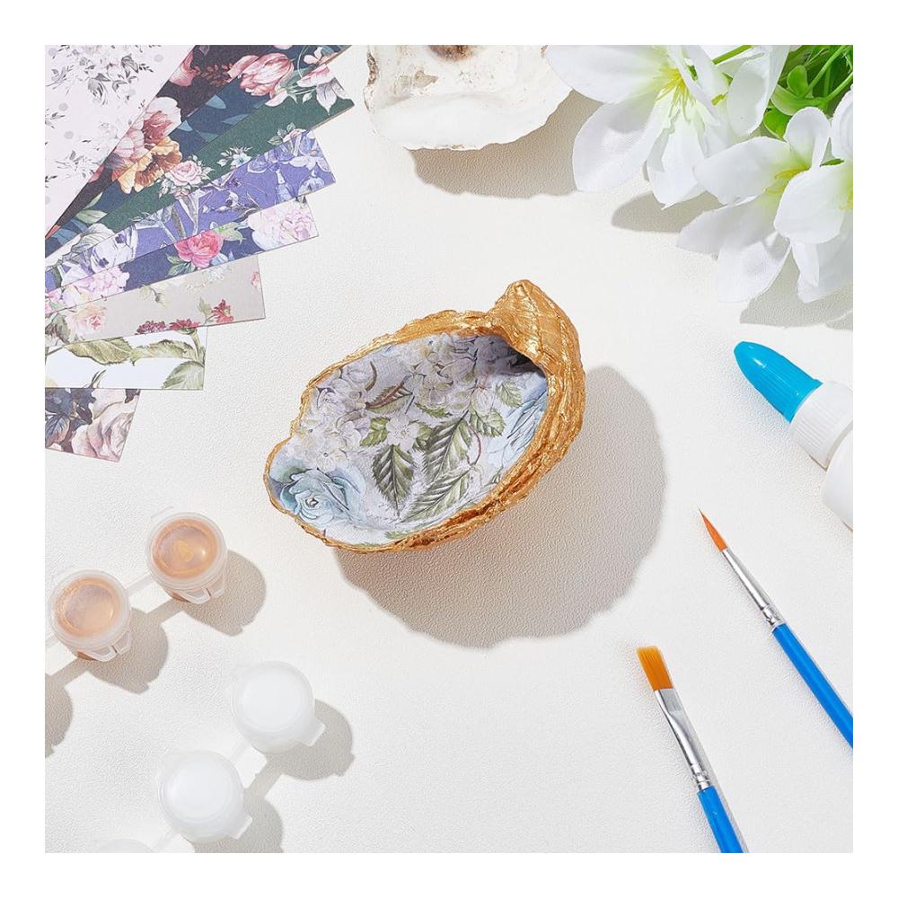 Entdecken Sie kreative Möglichkeiten mit unseren Schmuckherstellungs-Sets! DIY Bastelset für Erwachsene Muschelschalen-Schmucktablett Strandhaus-Dekoration und mehr