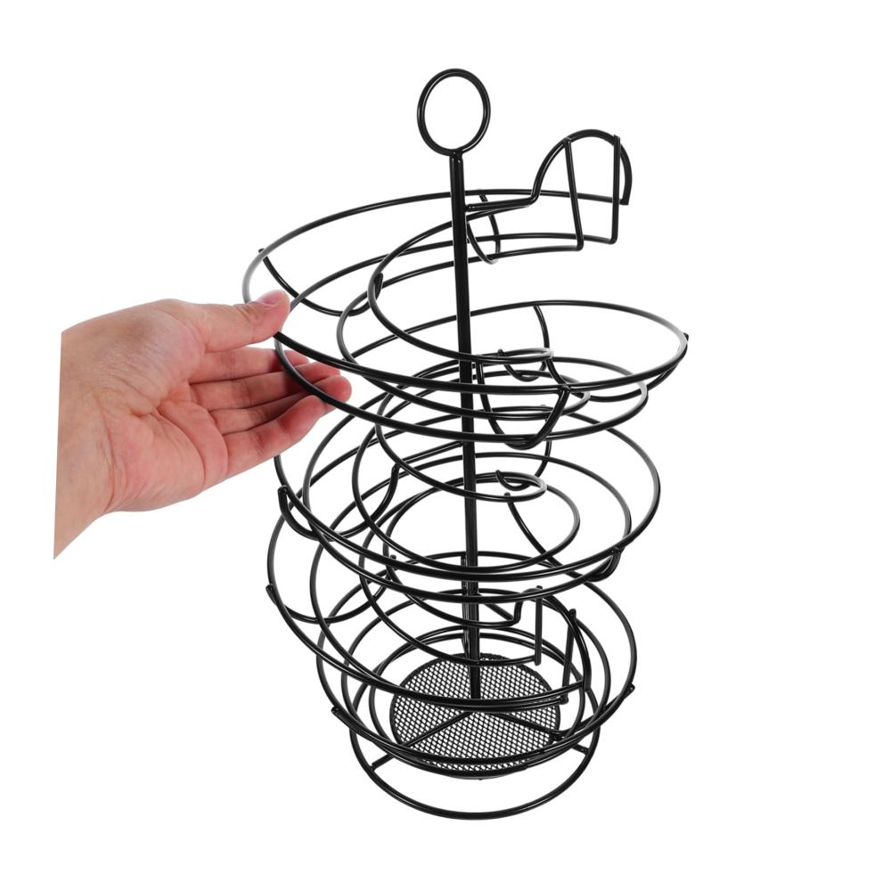 Organisieren Sie Ihre Eier stilvoll Schmiedeeisen Eierkorb & Spiral-Ständer für Küche und Zuhause. Platzsparendes Design für praktische Aufbewahrung