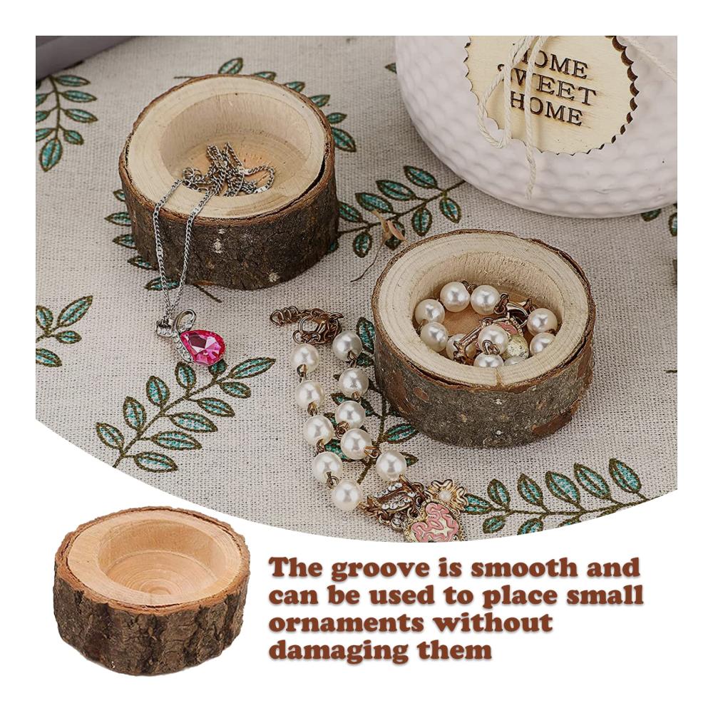 Entdecken Sie 12 rustikale Holz Kerzenständer – Ideale Dekoration für Hochzeiten DIY Projekte & mehr! Perfekt für Valentinstag & gemütliches Heimdekor