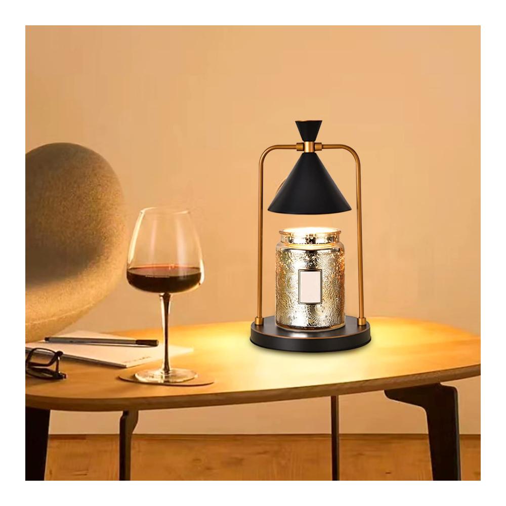 Erleben Sie wohltuende Düfte Elektrische Duftlampe mit Timer & Dimmer - Vintage Kerzenwärmer für gemütliches Ambiente & Entspannung zu Hause - Perfektes Geschenk für